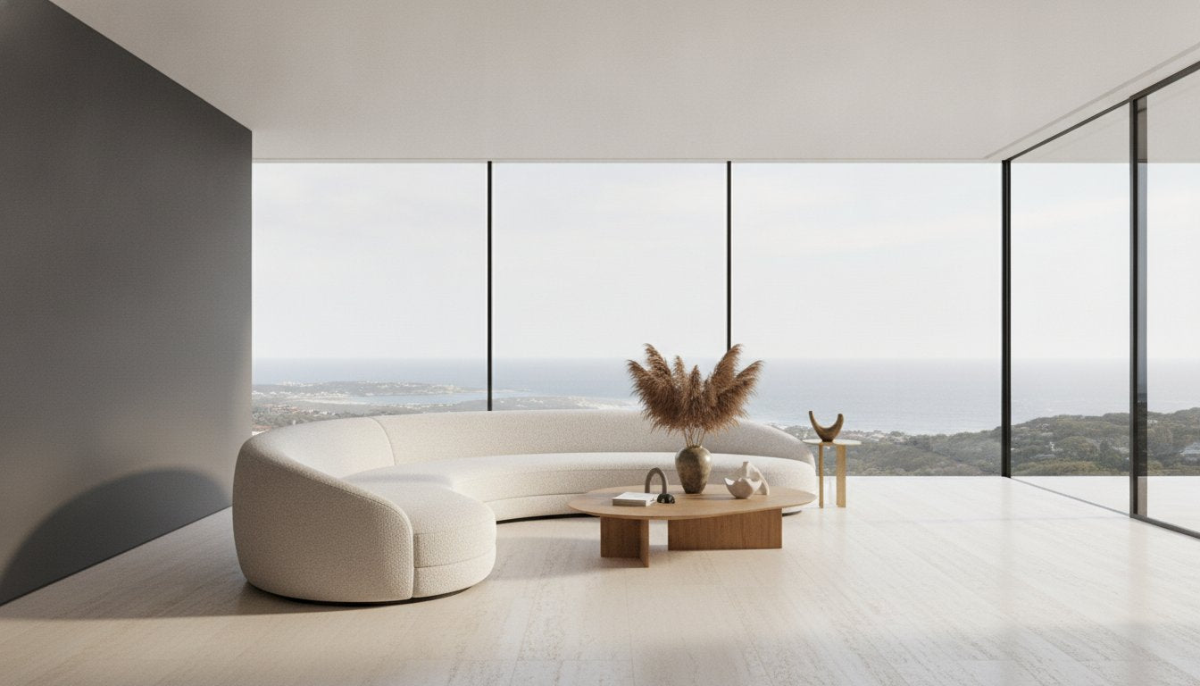 The Curved Sofa in Australia: A Reference Guide to Fluidity and Bespoke Luxury