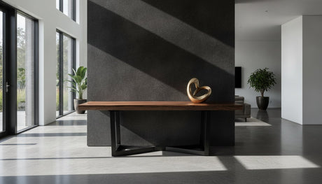 The Definitive Guide to the Luxury Industrial Console Table: Curating Enduring Presence
