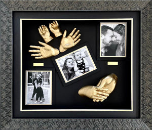 Bespoke Memory Artwork & Legacy Mastercast Collection | Personalised Hand Cast Sculptures, Family Keepsakes curated into Luxury Wall Art