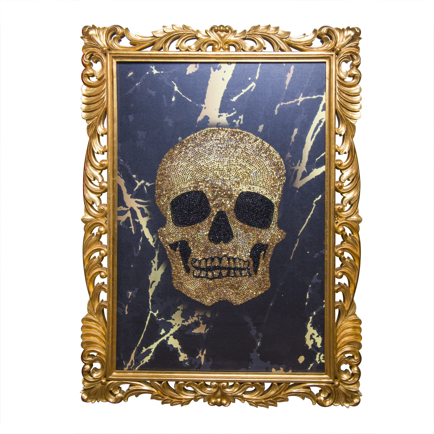 Gold Skull Canvas by Cristian Constantin, Cocolea, , ,