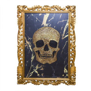 Gold Skull Canvas by Cristian Constantin, Cocolea, , ,