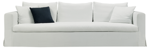 Lumiere White Slip Cover Sofa, Cocolea, , ,