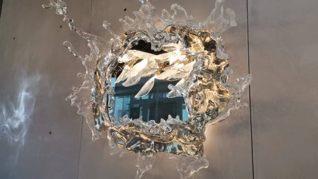Celestial Water Mirror (GOLD WITH LED), Cocolea, , ,