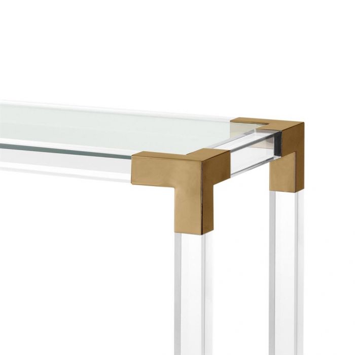 Harlow Lucite Acrylic Console Side Board Table - CUSTOMISE, Cocolea, , ,