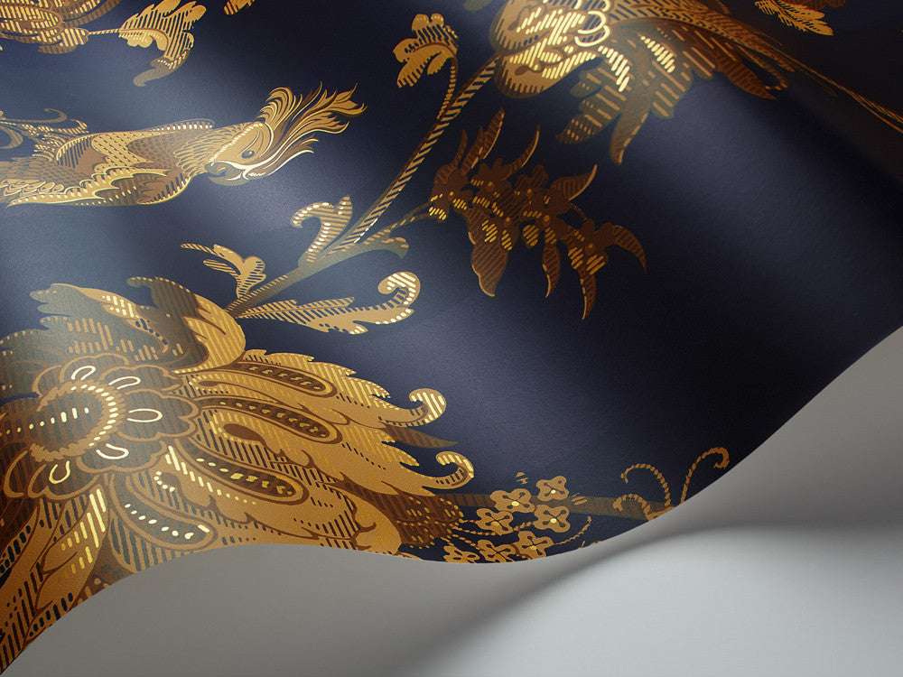 Zerzura Wallpaper, Cocolea Natty & Polly, Royal Blue, Per roll (53 cm × 10 m),