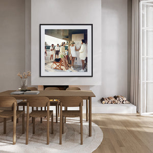Tennis in the Bahamas by Slim Aarons | Framed Photographic Print, Fine Print Co, , ,