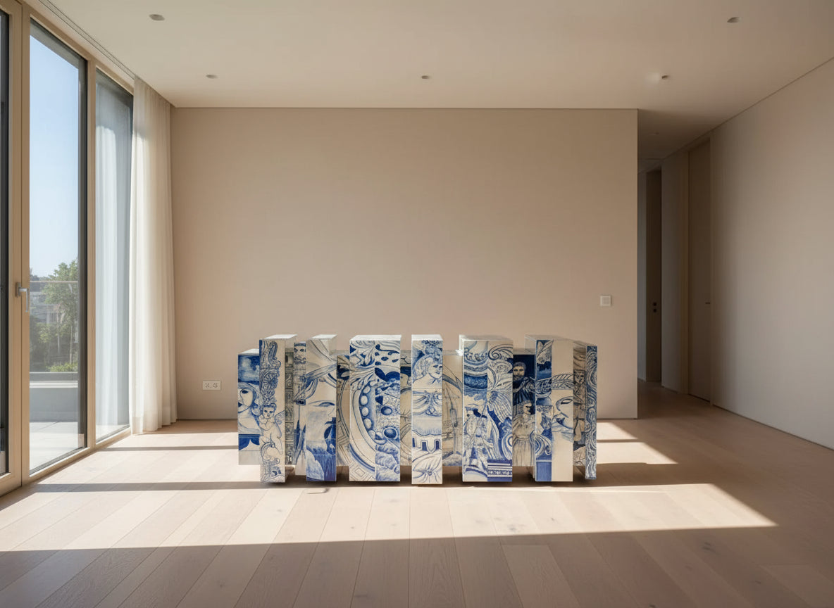 Heritage Blue Sideboard / Entertainment Unit, Cocolea, , ,