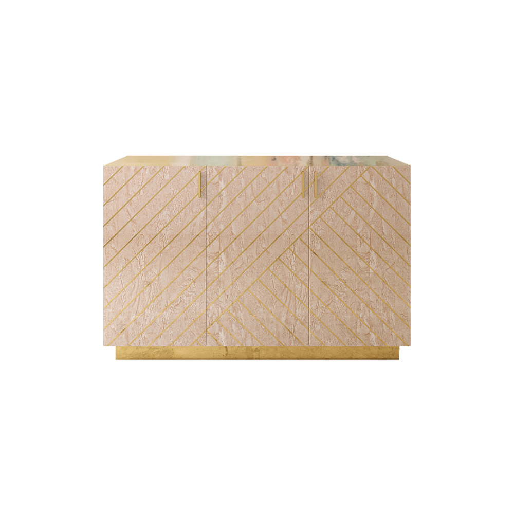 Nesso Sideboard Beige by Matteo Cibic, Scarlet Splendor, Cocolea
