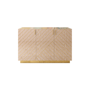 Nesso Sideboard Beige by Matteo Cibic, Scarlet Splendor, Cocolea