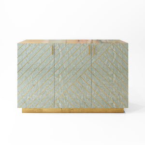 Nesso Sideboard Mint by Matteo Cibic, Scarlet Splendor, Cocolea