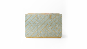 Nesso Sideboard Mint by Matteo Cibic, Scarlet Splendor, Cocolea