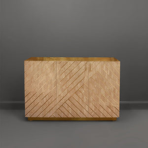 Nesso Sideboard Beige by Matteo Cibic, Scarlet Splendor, Cocolea