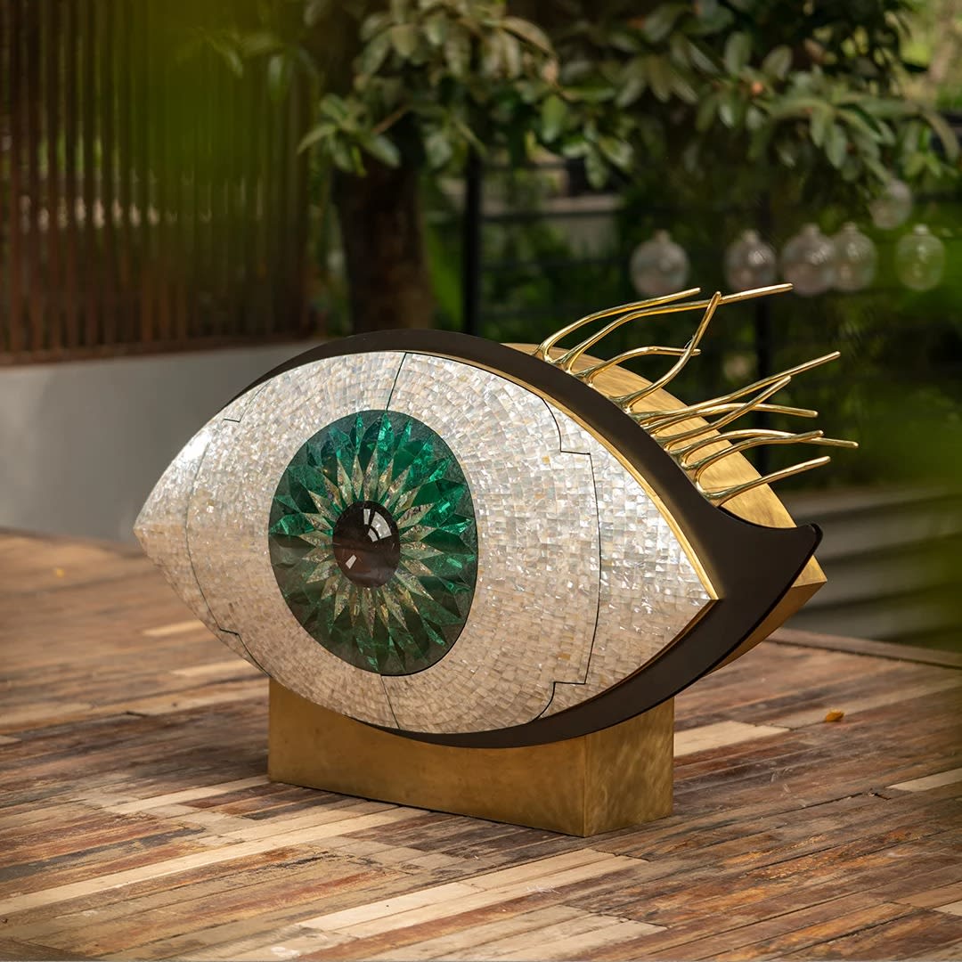 Nazar Bar Cabinet Emerald by Richard Yasmine, Scarlet Splendor, Cocolea
