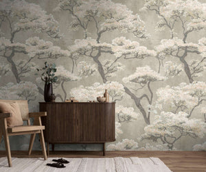 Chinoiserie Tree Wallpaper Panel, Cocolea Natty & Polly, , ,