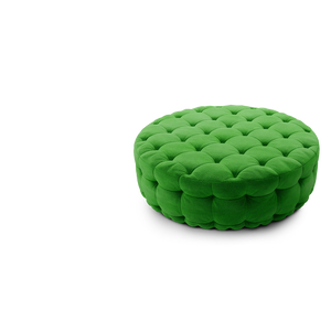 Serenity Ottoman Green Velvet by Nika Zupanc, Scarlet Splendor, Cocolea