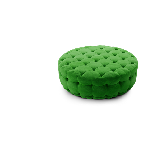 Serenity Ottoman Green Velvet by Nika Zupanc, Scarlet Splendor, Cocolea