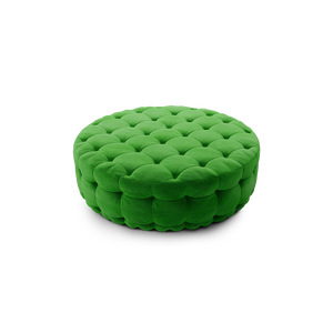 Serenity Ottoman Green Velvet by Nika Zupanc, Scarlet Splendor, Cocolea