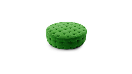 Serenity Ottoman Green Velvet by Nika Zupanc, Scarlet Splendor, Cocolea