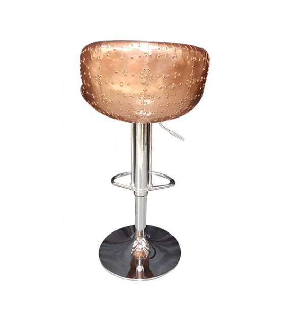 The Baron X2 Copper and Black Leather Bar Stool, Cocolea, , ,