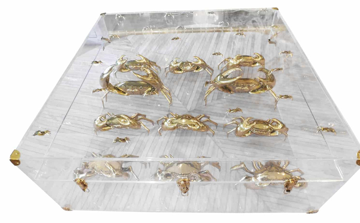 Pirato Grande Lucite Acrylic Storage Trunk Table - CUSTOMISE, Cocolea, , ,