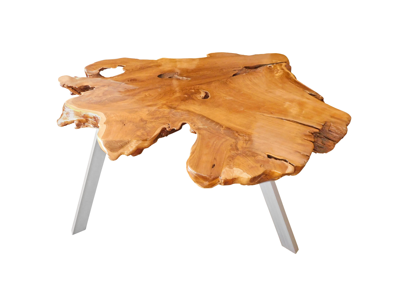 Copa Live Edge Dining Table – Natural Wood | 4 Seater, Cocolea, , ,