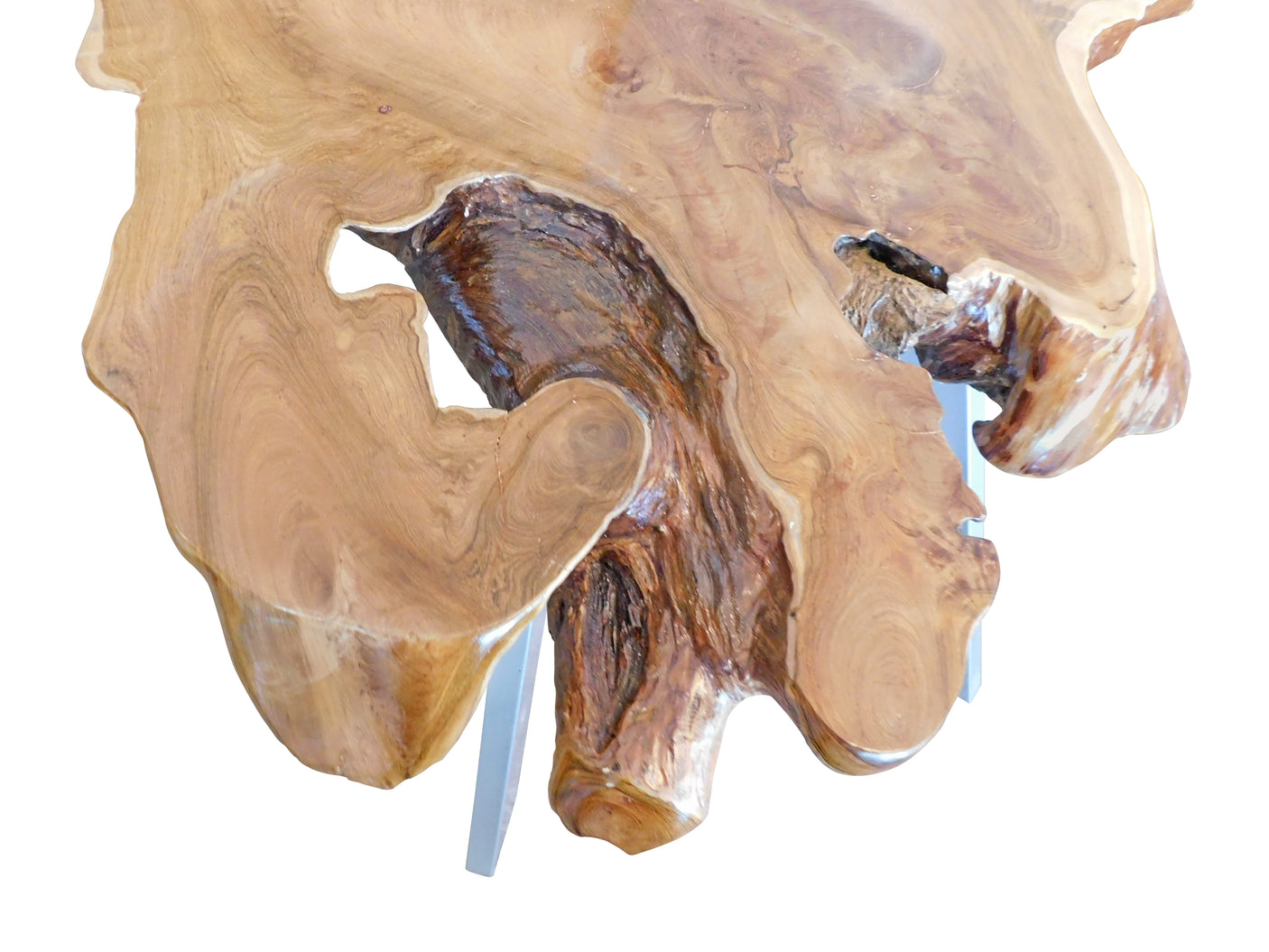 Copa Live Edge Dining Table – Natural Wood | 4 Seater, Cocolea, , ,