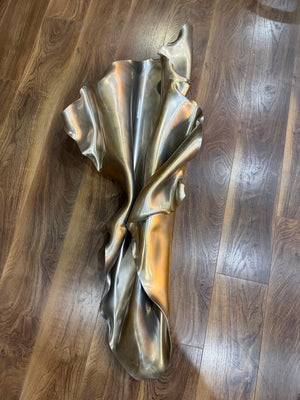 Bronze Flow – Contemporary Bronze Wall Sculpture | Art By Bec