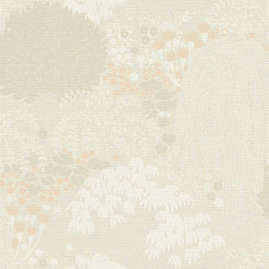 Weeping Tree wallpaper in Cream by Natty & Polly, full pattern view