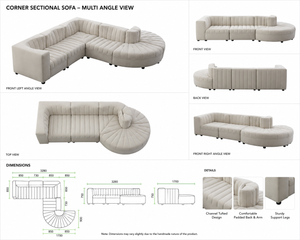 Sorrento Sectional Sofa, Cocolea, , ,