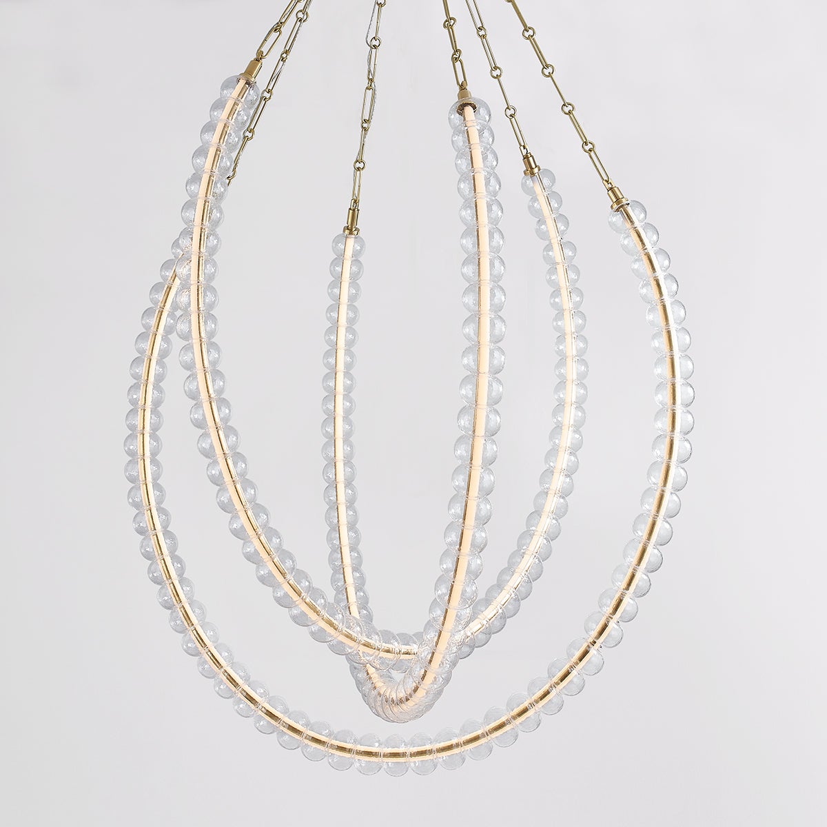 Celeste Chandelier in Vintage Brass – view 4