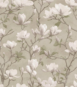Petalina Wallpaper, Cocolea Natty & Polly, Beige / Pink, Per roll (53 cm × 10 m),