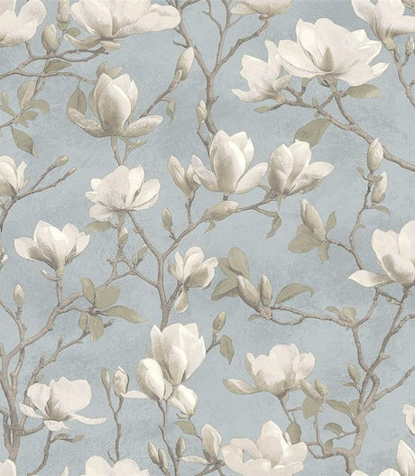 Petalina Wallpaper, Cocolea Natty & Polly, Blue, Per roll (53 cm × 10 m),