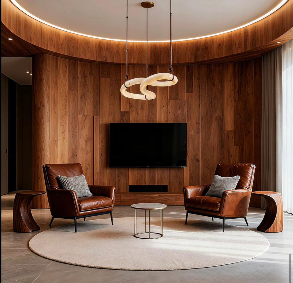 Spanish Marble Alabaster | Contemporary Figure-8 Pendant Light, Cocolea, , ,