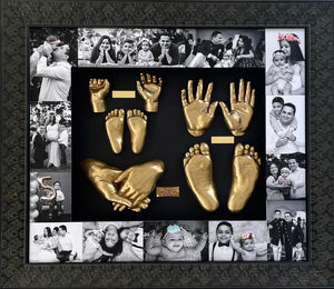 Bespoke Memory Artwork & Legacy Mastercast Collection | Personalised Hand Cast Sculptures, Family Keepsakes curated into Luxury Wall Art