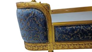 Louis French Style King Carved Gold Leaf bed