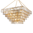 Regal Chandelier by Corbett Lighting in Vintage Gold Leaf