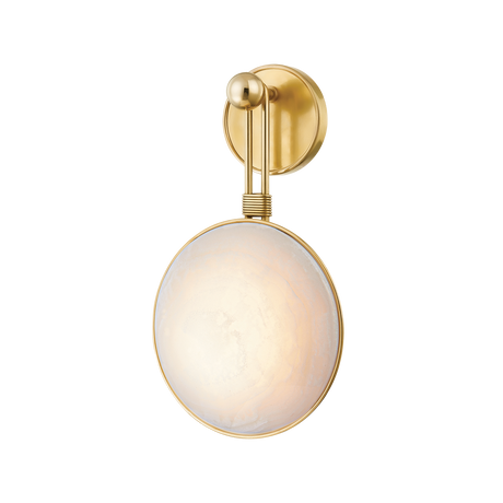 Ares Wall Sconce by Corbett Lighting in Vintage Brass
