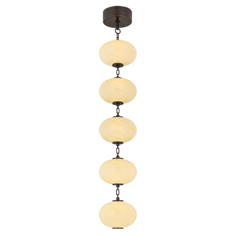 Nephele 5-Light Pendant in Bronze, Corbett Lighting, , ,
