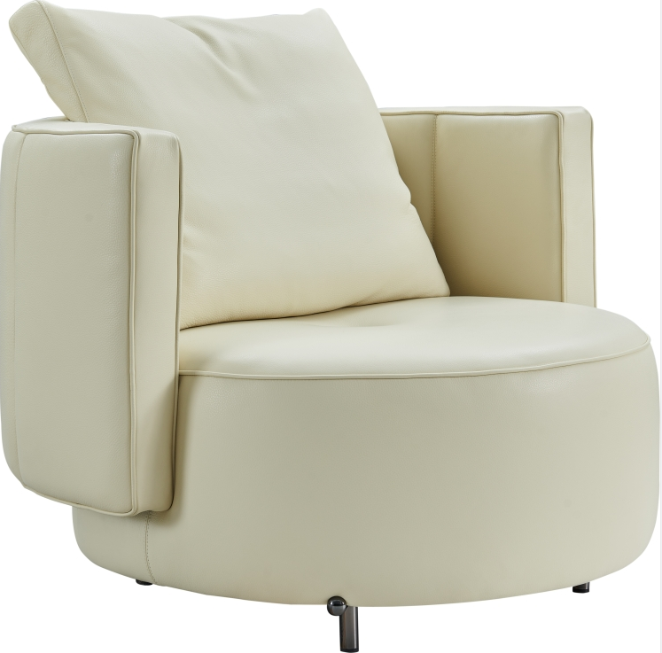 Cassia Swivel Beige Armchair, Cocolea, , ,