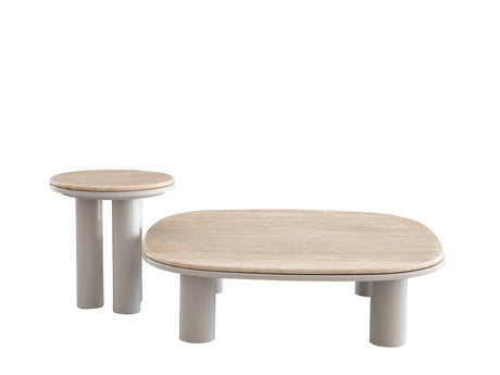 Cannes Travertine Large Coffee Table, Cocolea, , ,