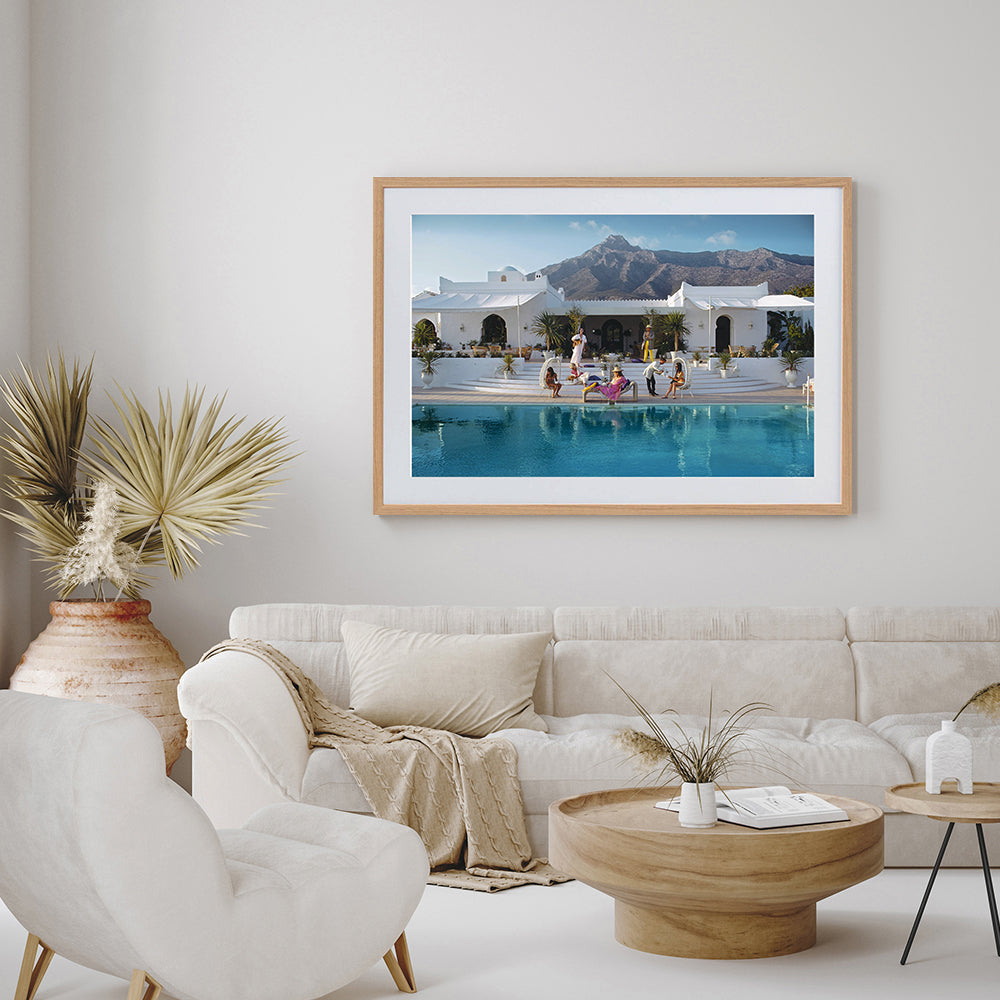 El Venero by Slim Aarons | Framed Photographic Print, Fine Print Co, , ,
