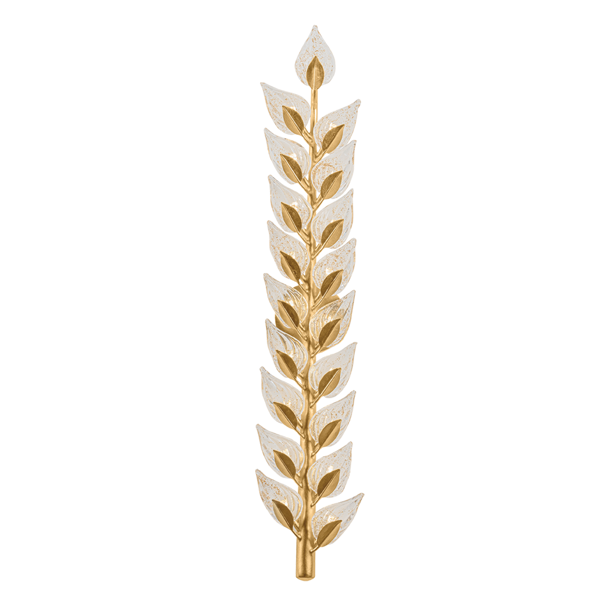 Ariadne Wall Sconce by Corbett Lighting in Vintage Gold Leaf