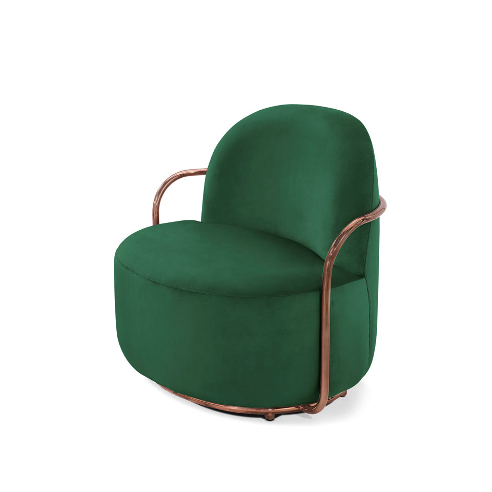 Orion Lounge Chair Verde Rose, Cocolea, , ,