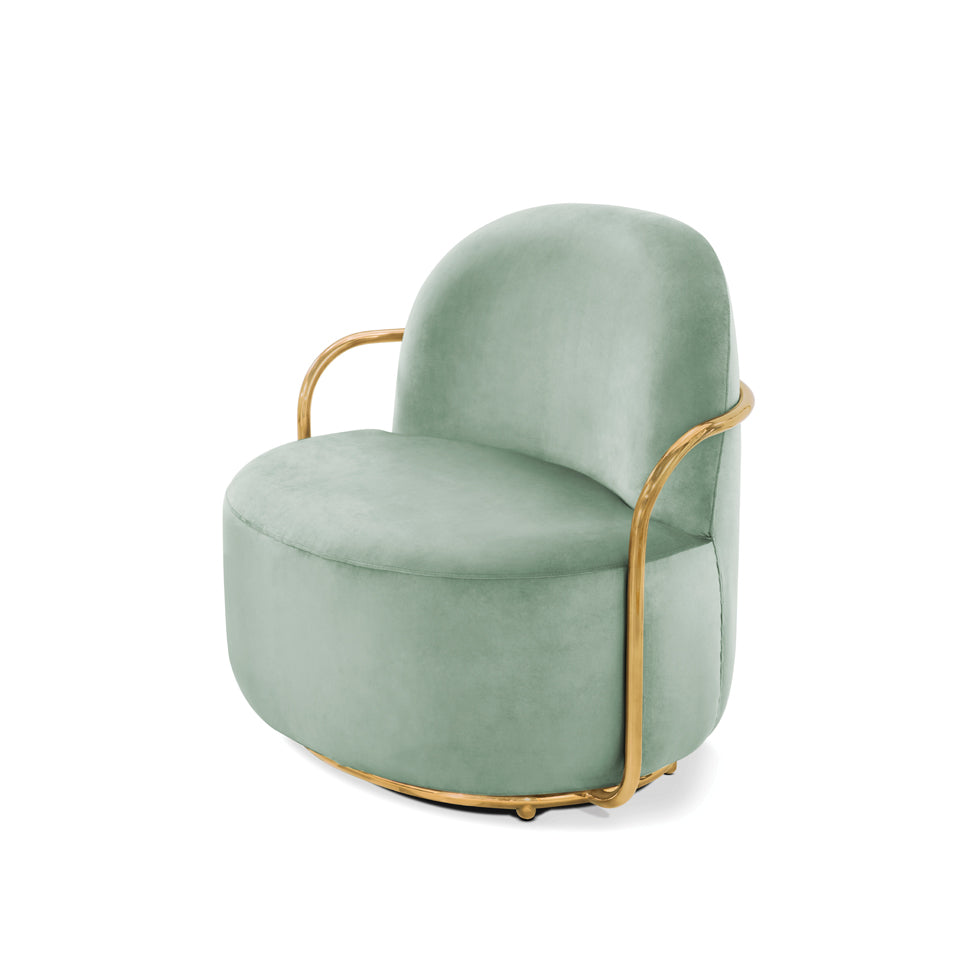 Orion Lounge Chair Jade Oro, Cocolea, , ,