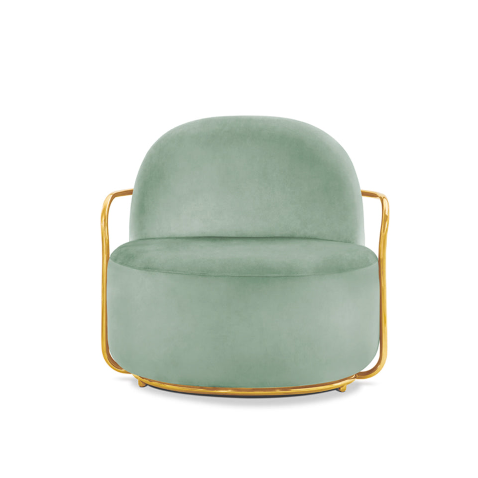 Orion Lounge Chair Jade Oro, Cocolea, , ,