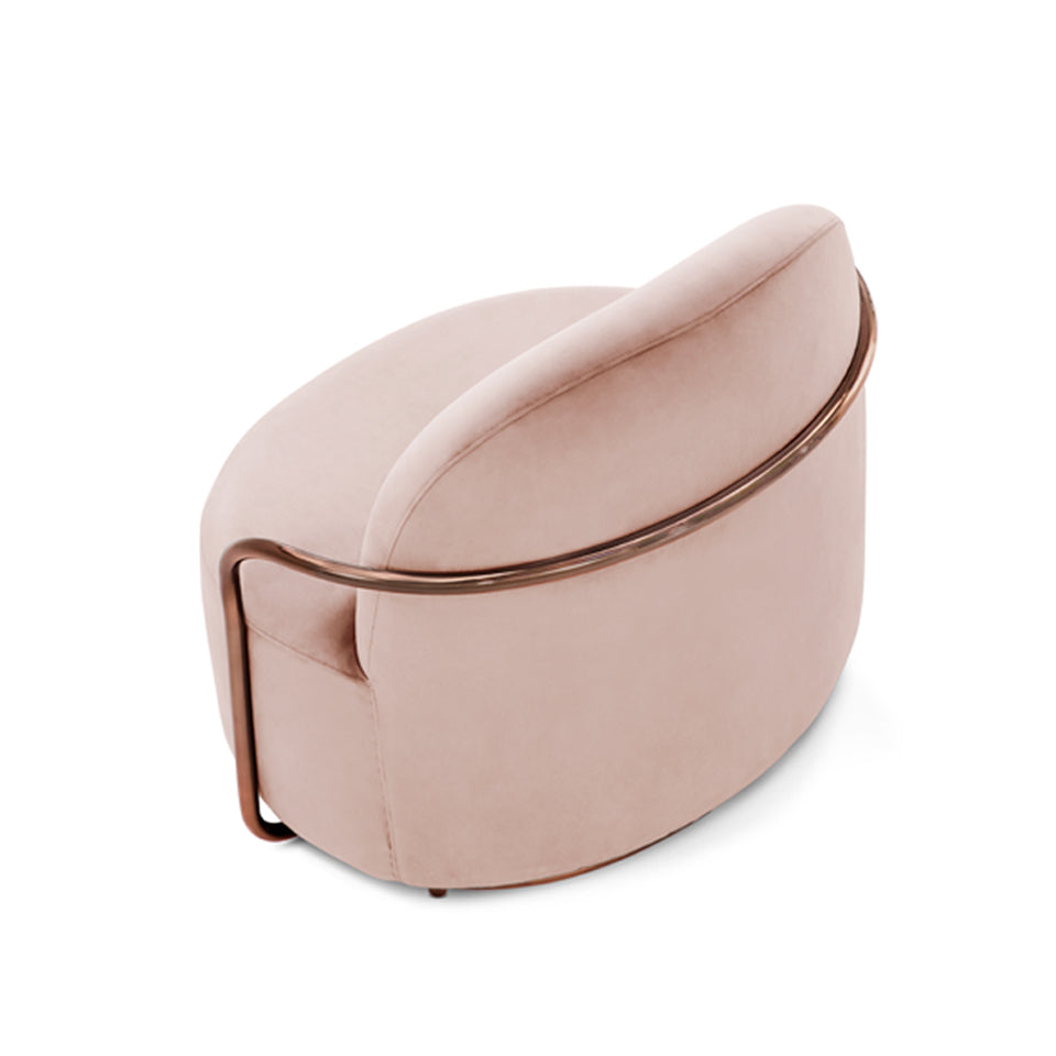 Orion Lounge Chair Blush Oro, Cocolea, , ,