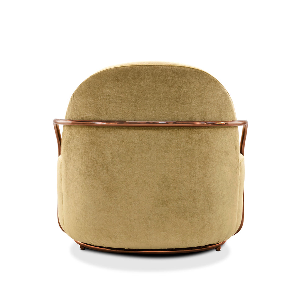 Orion Lounge Chair Gold Rose, Cocolea, , ,