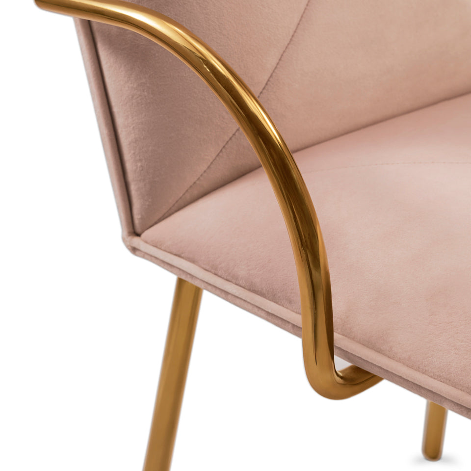 Orion Chair Blush Oro Cocolea