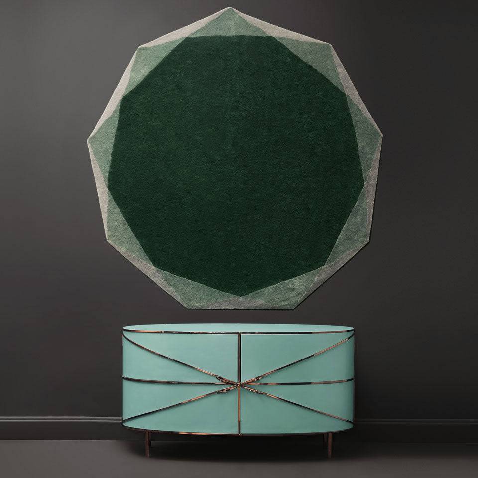 Stella Rug Emerald (Large), Cocolea, , ,