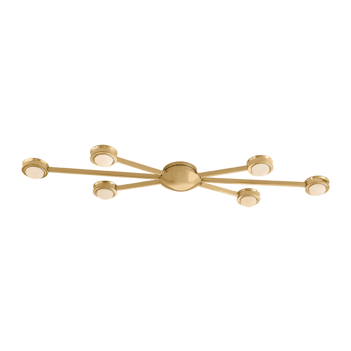 Amon Wall Sconce by Corbett Lighting in Vintage Brass